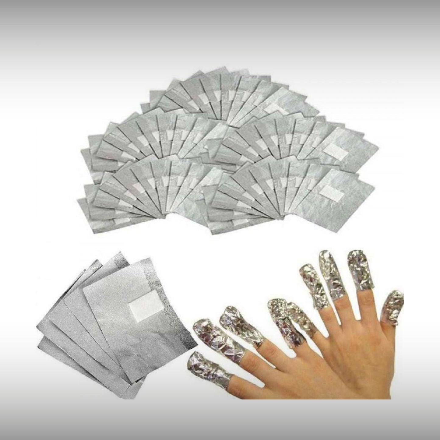 Aluminio para Retirar Acrílicos | 100 Unidades